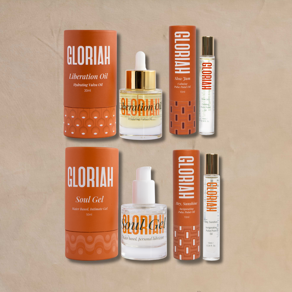 The GLORIAH Essentials Collection | Natural Menopause & Hormonal Support for Vaginal Dryness, Sleep, Energy & Mood
