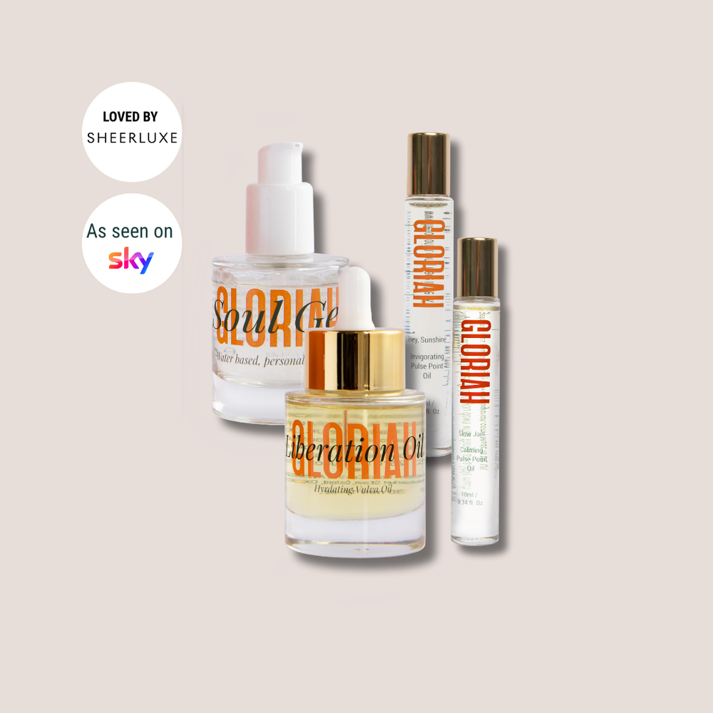 The GLORIAH Essentials Collection | Natural Menopause & Hormonal Support for Vaginal Dryness, Sleep, Energy & Mood