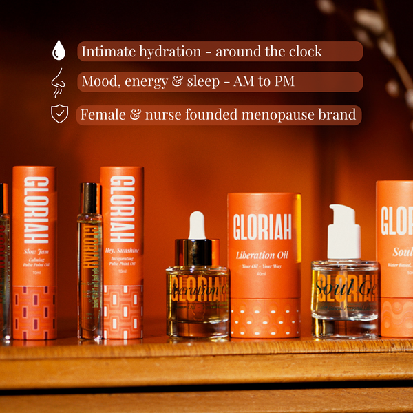 GLORIAH's Complete Hormone Collection | Vaginal Moisturisers, Sleep & Mood Support